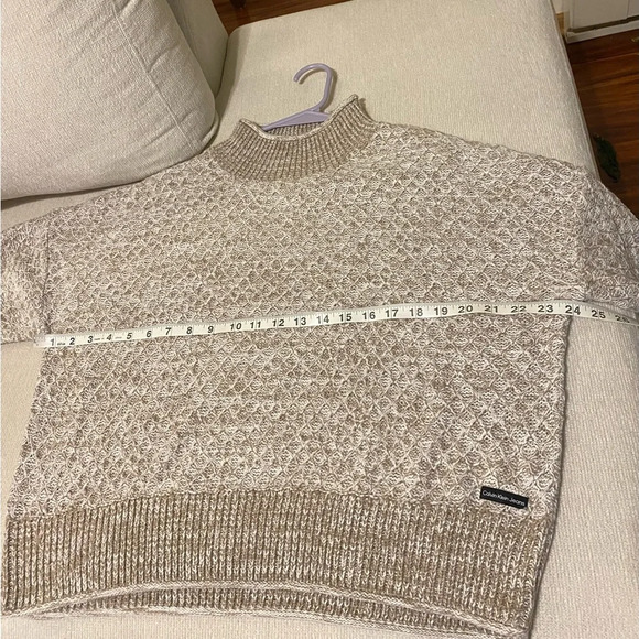 Calvin Klein Jeans Turtleneck knit Grandpa Sweater size large - Picture 13 of 15
